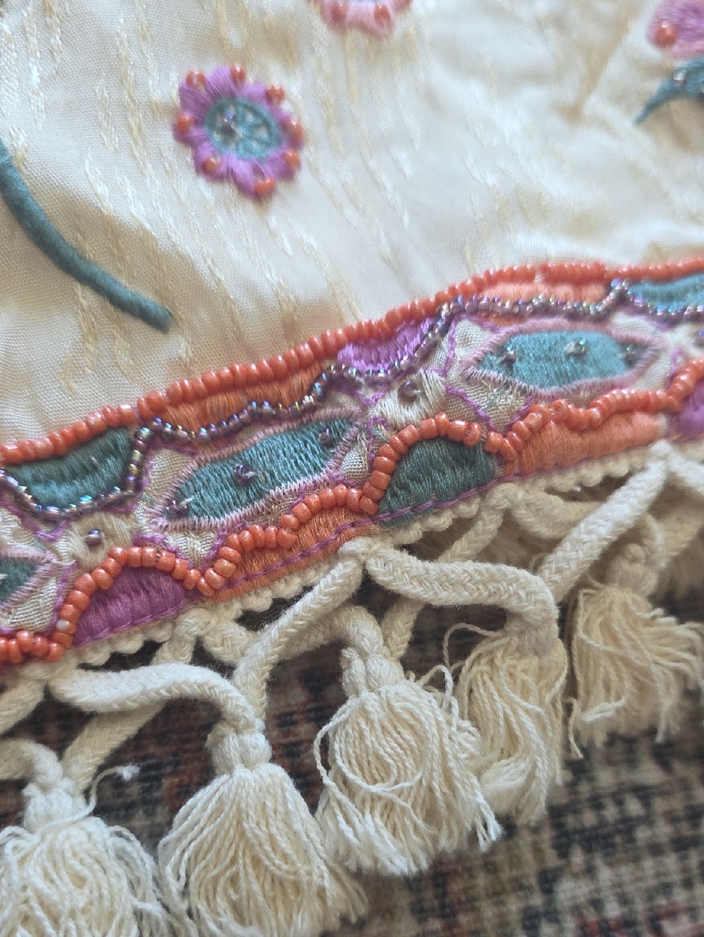 NWT NEKANE | $118 Drea Tasseled Boho Vest - Picture 3 of 9